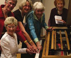 ADFAS members purchased "Tuning A" for the piano.