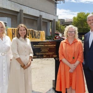 NSW Arts Minister unveils foundation stone