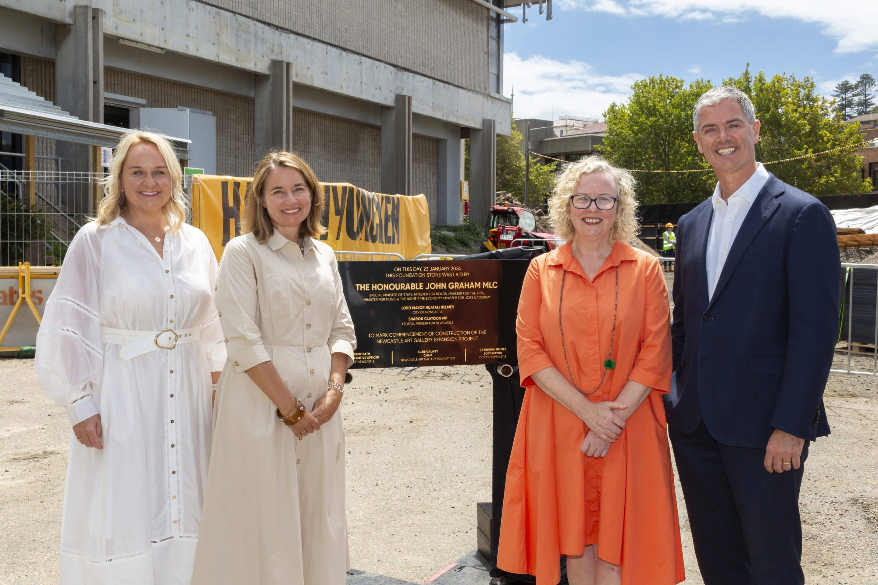 NSW Arts Minister unveils foundation stone